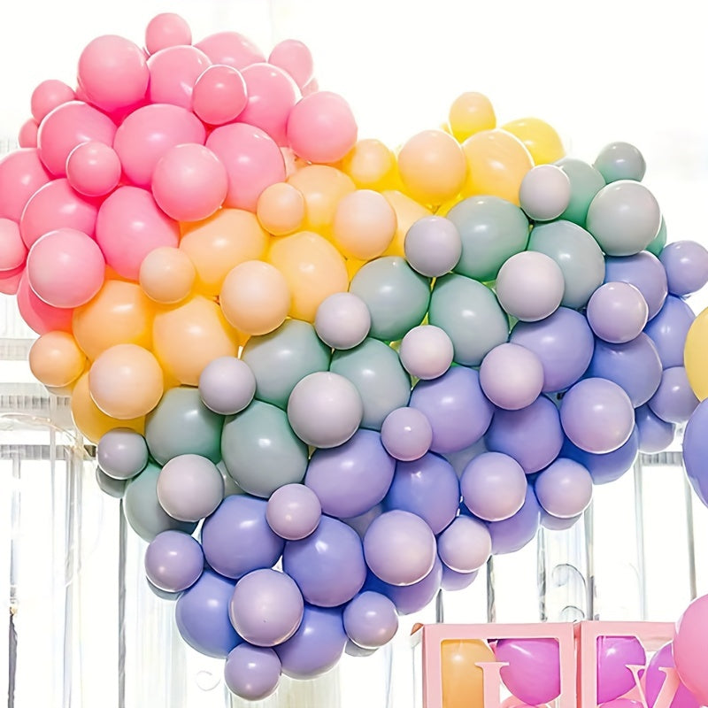 20pcs Macaron Balloons Colorful Latex Balloons for Parties and Events