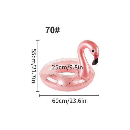 Children's Adult Flamingo Swimming Ring Red Seaside Pool