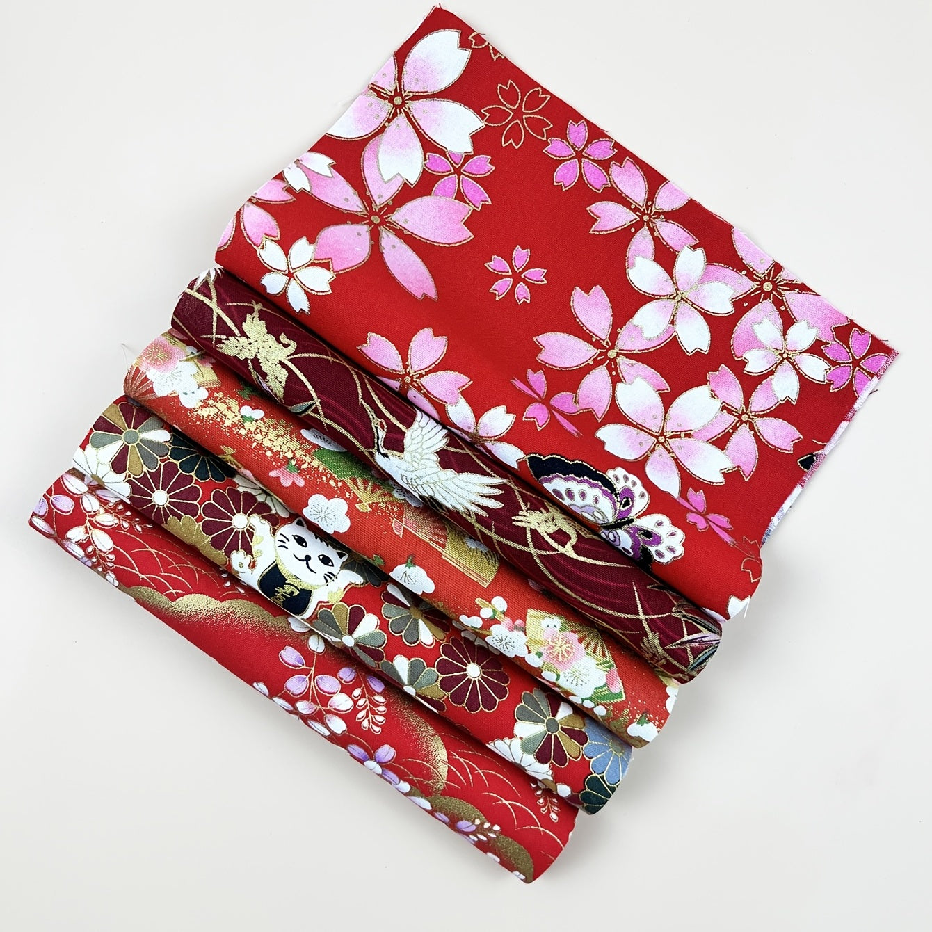 20 Mixed Floral Cotton Fabric for Quilting Sewing DIY Stitching
