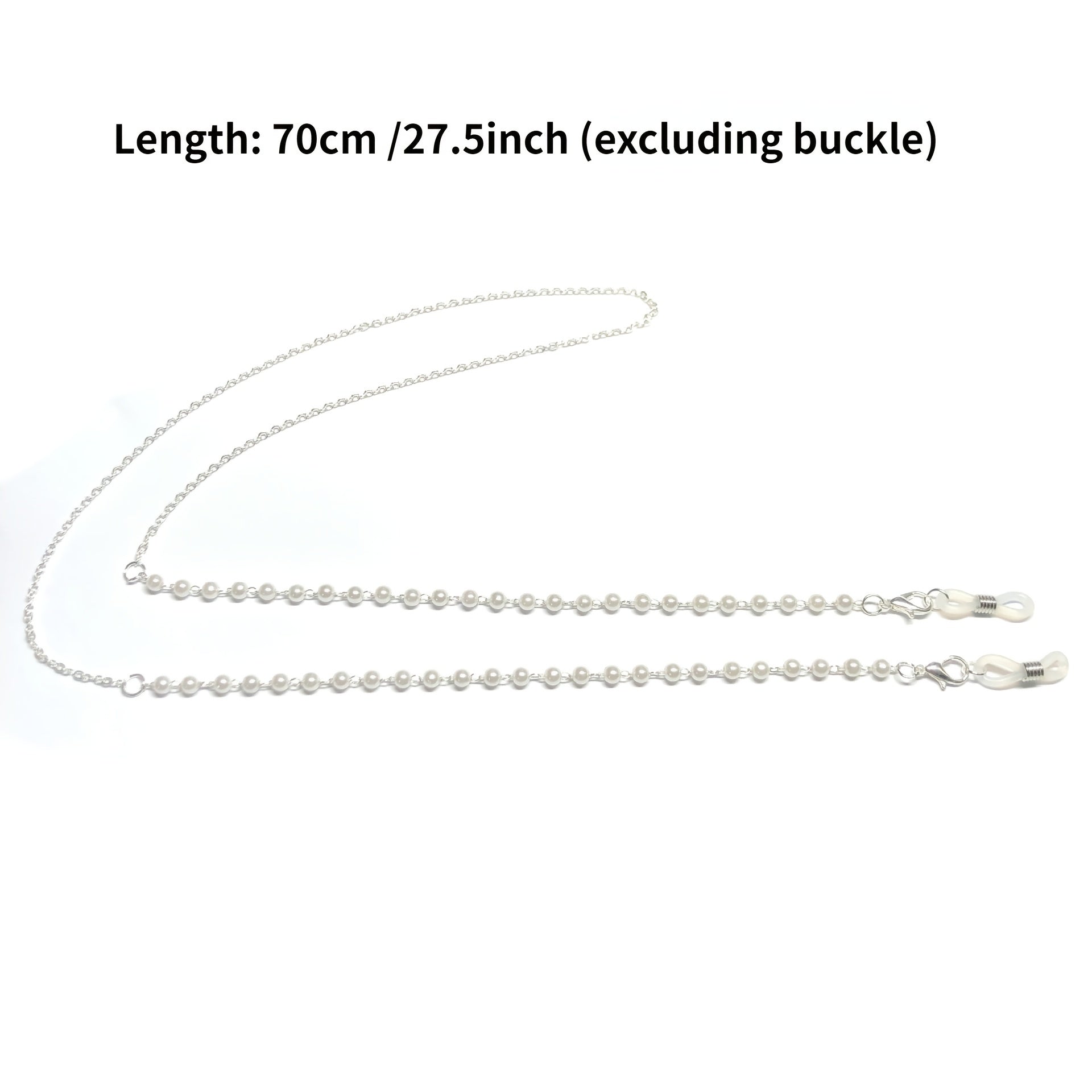 Golden Pearl Mask Chain Sunglass Chain Holder Necklace Chain