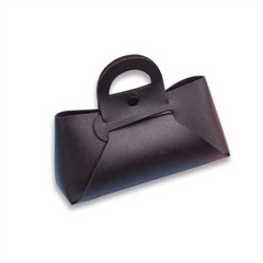 Snap Button Glasses Bag Handle Makeup Organizer Mini Pouch