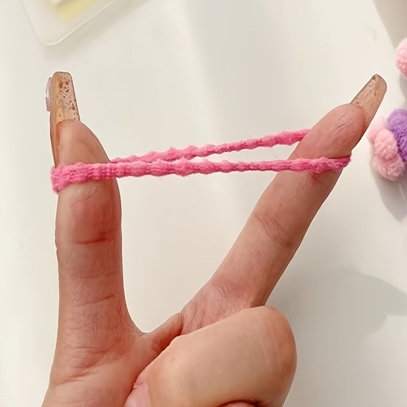 Baby Girls Hair Tie Stretch Rubber Bands Hair Rope Hair Bands Ponytail Holders