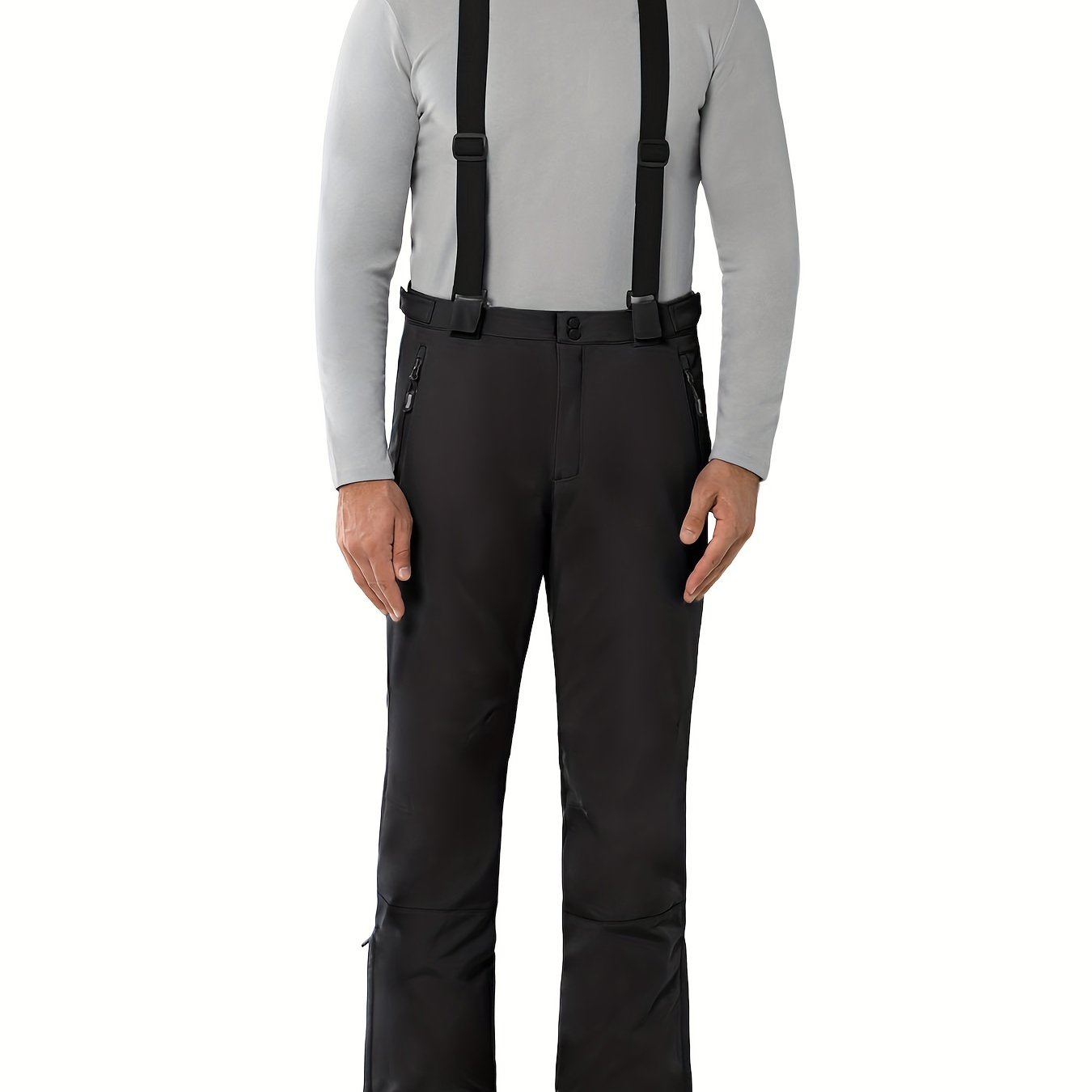 Men's Waterproof Snow Pants Windproof Overalls Pants