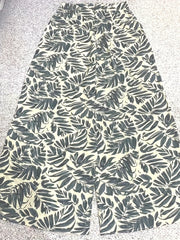 Floral Wide Leg Pants High Waist Casual Wear