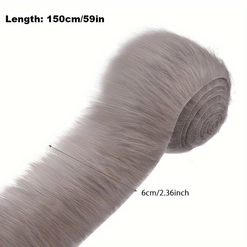 Faux Fur Trim Ribbon for DIY Craft Costume Decoration Fabric