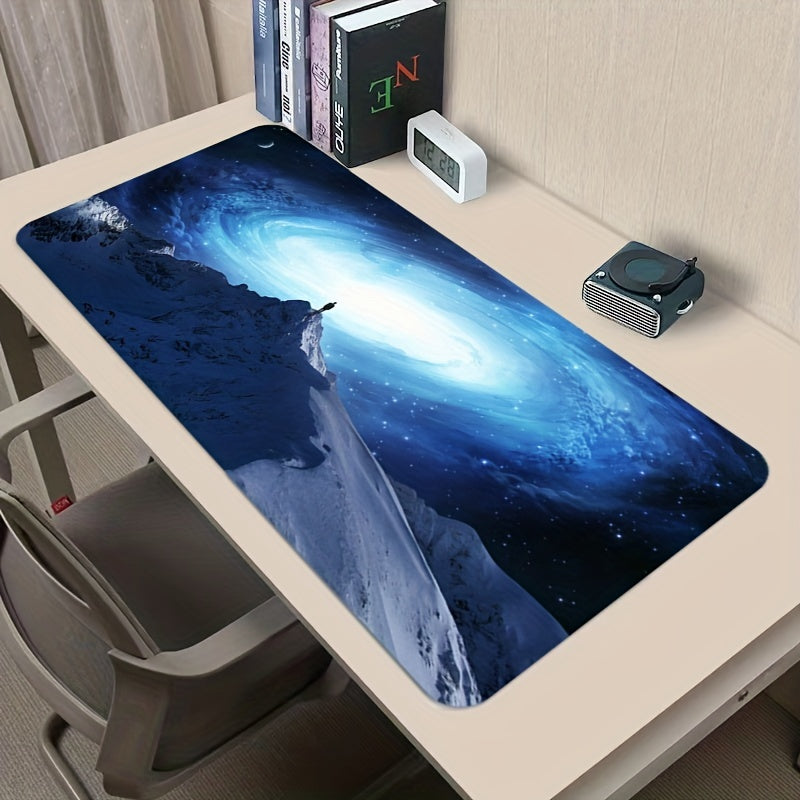 Starry Sky Gaming Mouse Pad Large Mouse Mat Keyboard Stitched Edges
