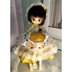 Handcrafted BJD Doll Outfit Set with Delicate Details and Accessories