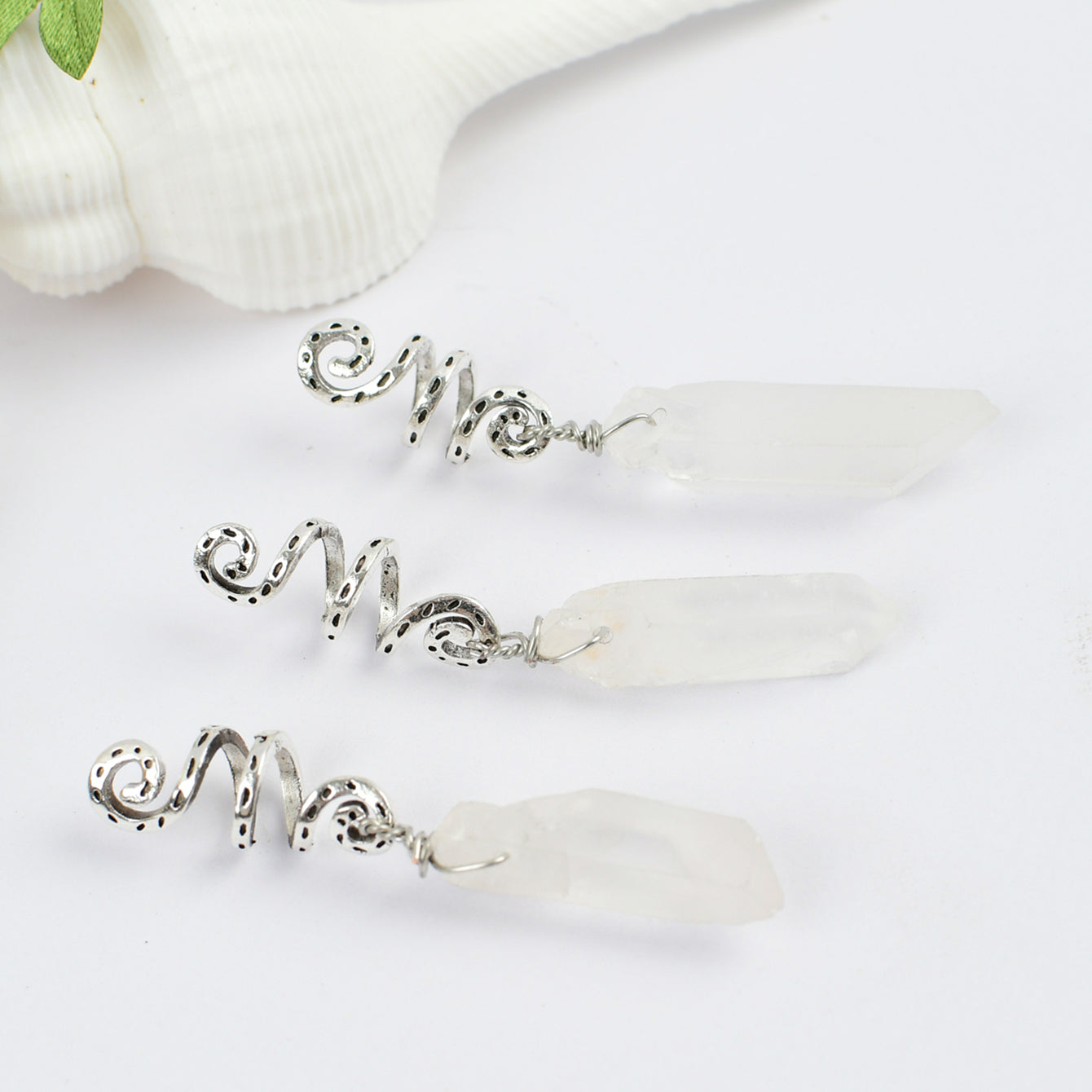 3pcs Crystal Hair Jewelry Set for Women Goddess Dreadlocks Accessories Kit