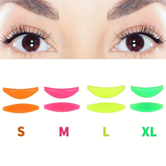 Rainbow Silicone Pads for Eyelash Perm Kit - Soft Lash Lift Rods for Eye Shapes