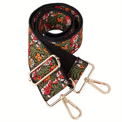 Flower Adjustable Crossbody Strap Replacement Vintage Guitar Purse Accessories