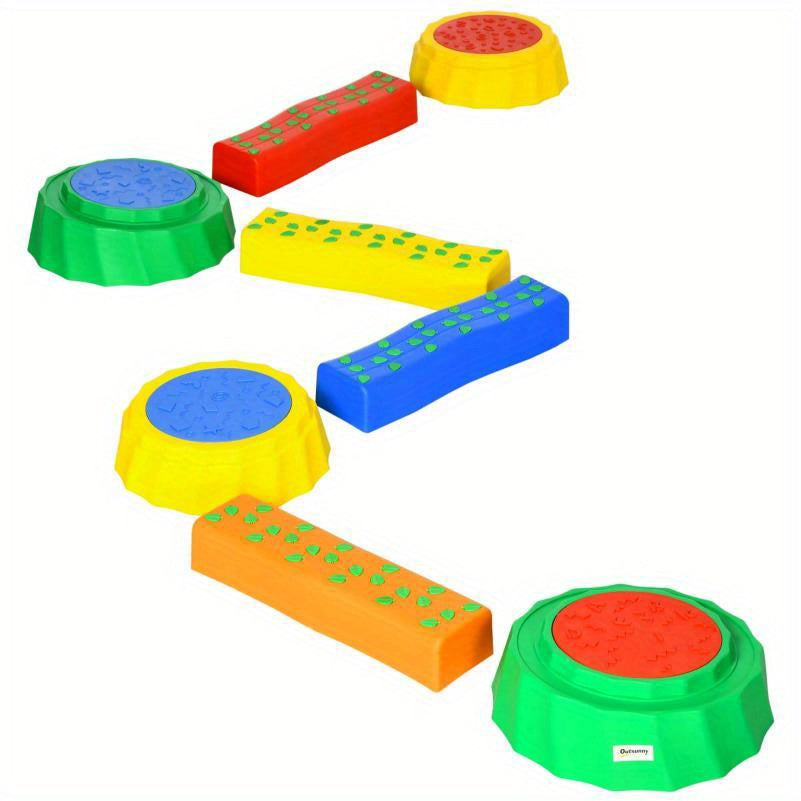 Colorful Toddler Stepping Stones Set - Safe Outdoor Play Equipment