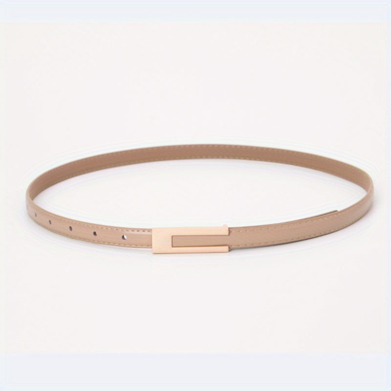 Small Leather Belt Wild Decoration Jeans Belt For Men