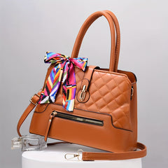 Vintage Quilted Handbag & Shoulder Purse Crossbody Bag