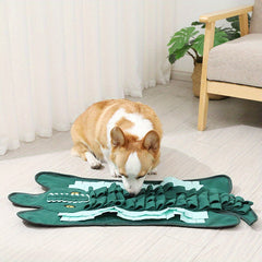 Crocodile Lion Dog Snuffle Mat Slow Feeder Toy