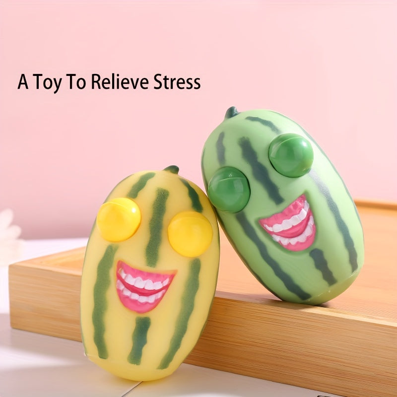 Watermelon Stress Relief Fidget Toy with Pop Out Eyes