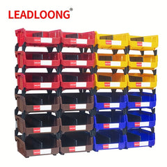 6pcs Stackable Tool Storage Bin Combinable Tools Organizer Box