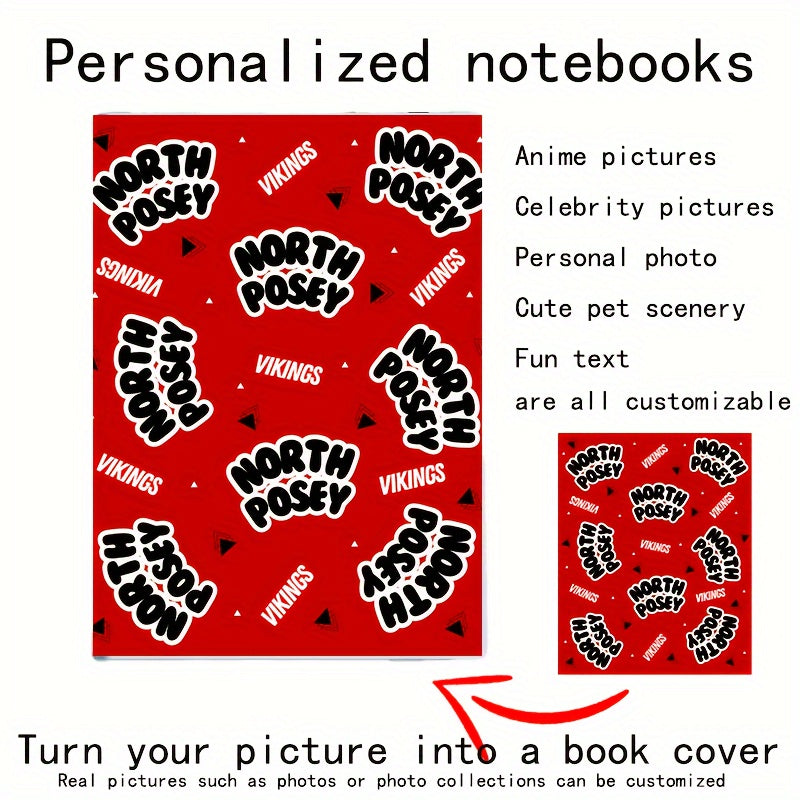 Personalized Viking Themed Notebook - Waterproof Soft Cover