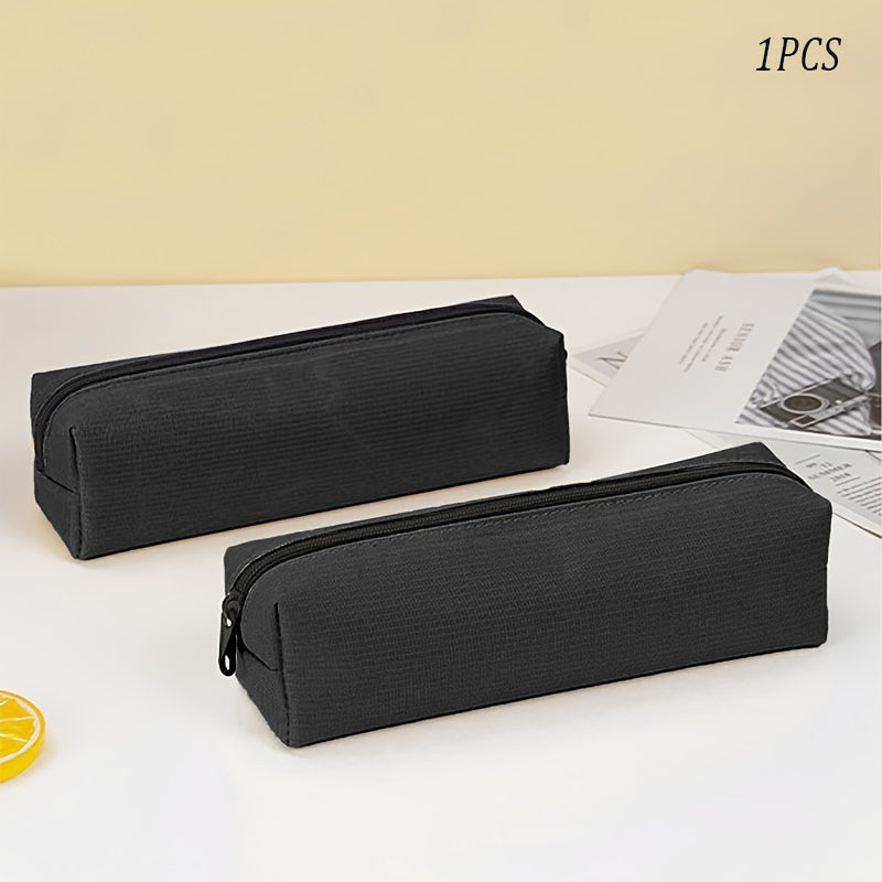Canvas Bag for Pencil Bags - Small & Portable Stationery Cosmetic Pouch