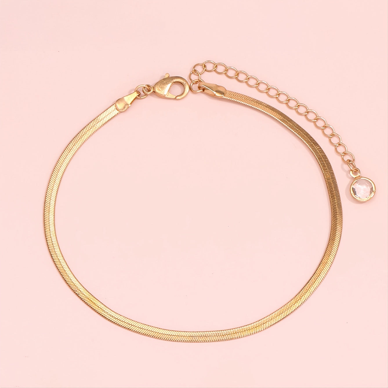 Temperament Chain Anklet Set Dainty Layered Adjustable Foot Chain