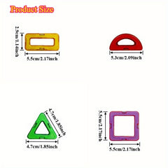 10pcs 3D Puzzle Block Building Toys Colorful Set Improve Creativity Skills