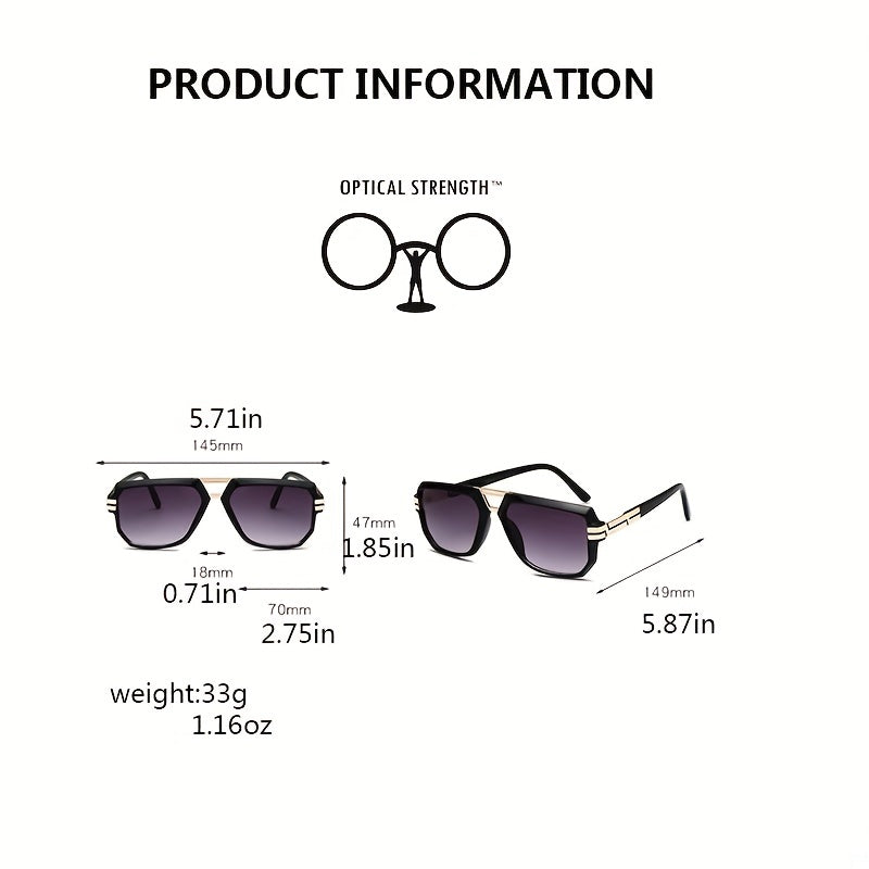 Aviator Sunglasses Retro Gradient UV400 Sun Shades