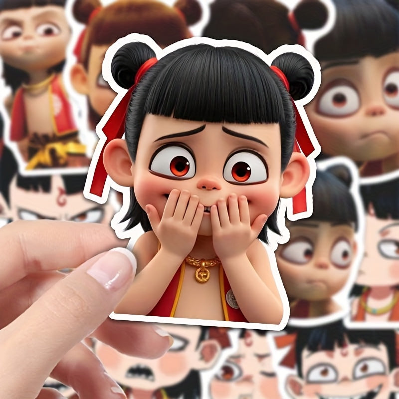 60pcs Anime Sticker Pack Cartoon Expressions DIY Decals