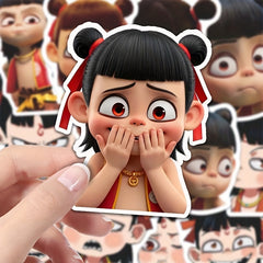 60pcs Anime Sticker Pack Cartoon Expressions DIY Decals