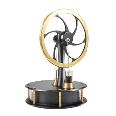 Cryogenic Stirling Engine Model Educational Puzzle Physics Science Golden Finish