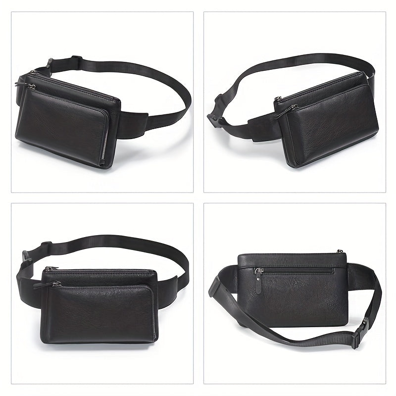 Leather Sling Fanny Pack for Men & Women