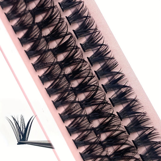 60 Cluster Eyelashes 40D D Curling 10 16mm Mixed False Eyelashes