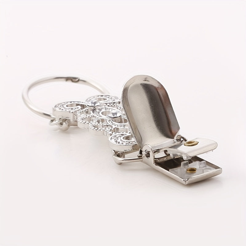 Portable Travel Hat Clip Straw Hat Holder Vintage Metal Flower Outdoor