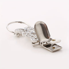 Portable Travel Hat Clip Straw Hat Holder Vintage Metal Flower Outdoor