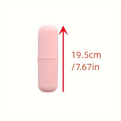 Portable Outdoor Toothbrush Box Set with Mouthwash Cup for Travel