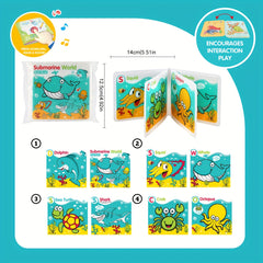 Interactive Bath Book & Floating Toy Set for Infants