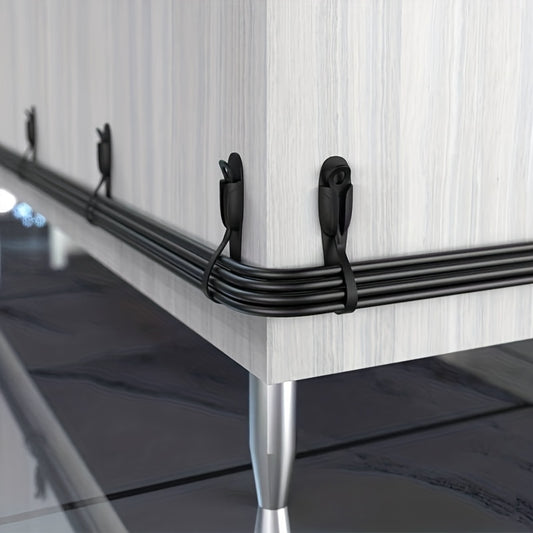 Tangle 3 Pack Cable Clips Organize & Secure Cords for Clean Workspace