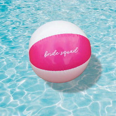 Pink Striped Beach Ball