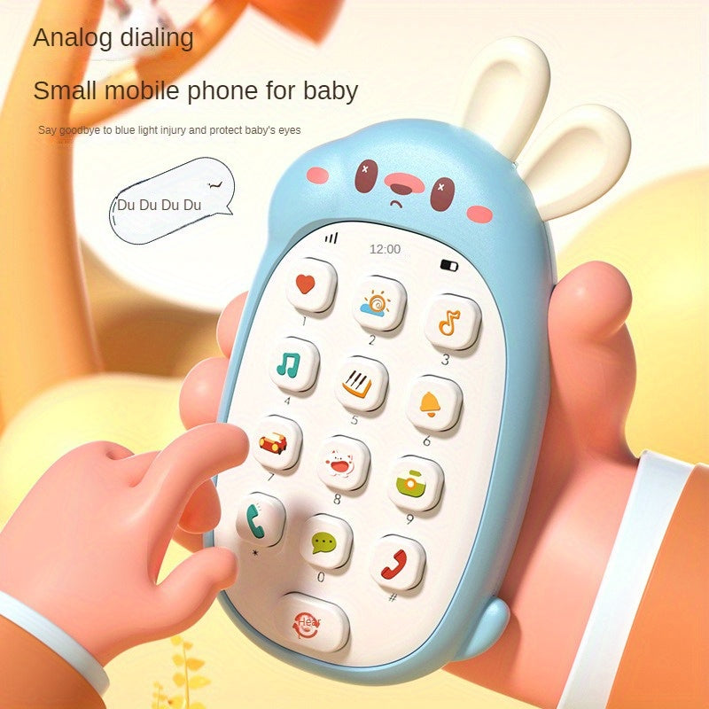 Baby Cell Phone Toy with Early Education & Music Sensory Rabbit Learning Phone