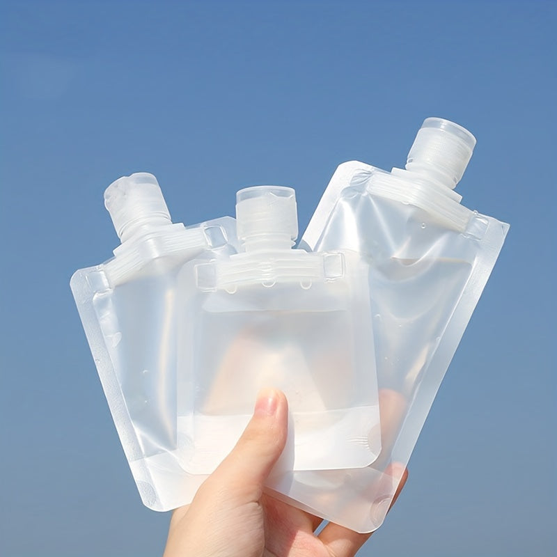 5pcs Makeup Packing Bags Travel Size Refillable Squeeze Pouch