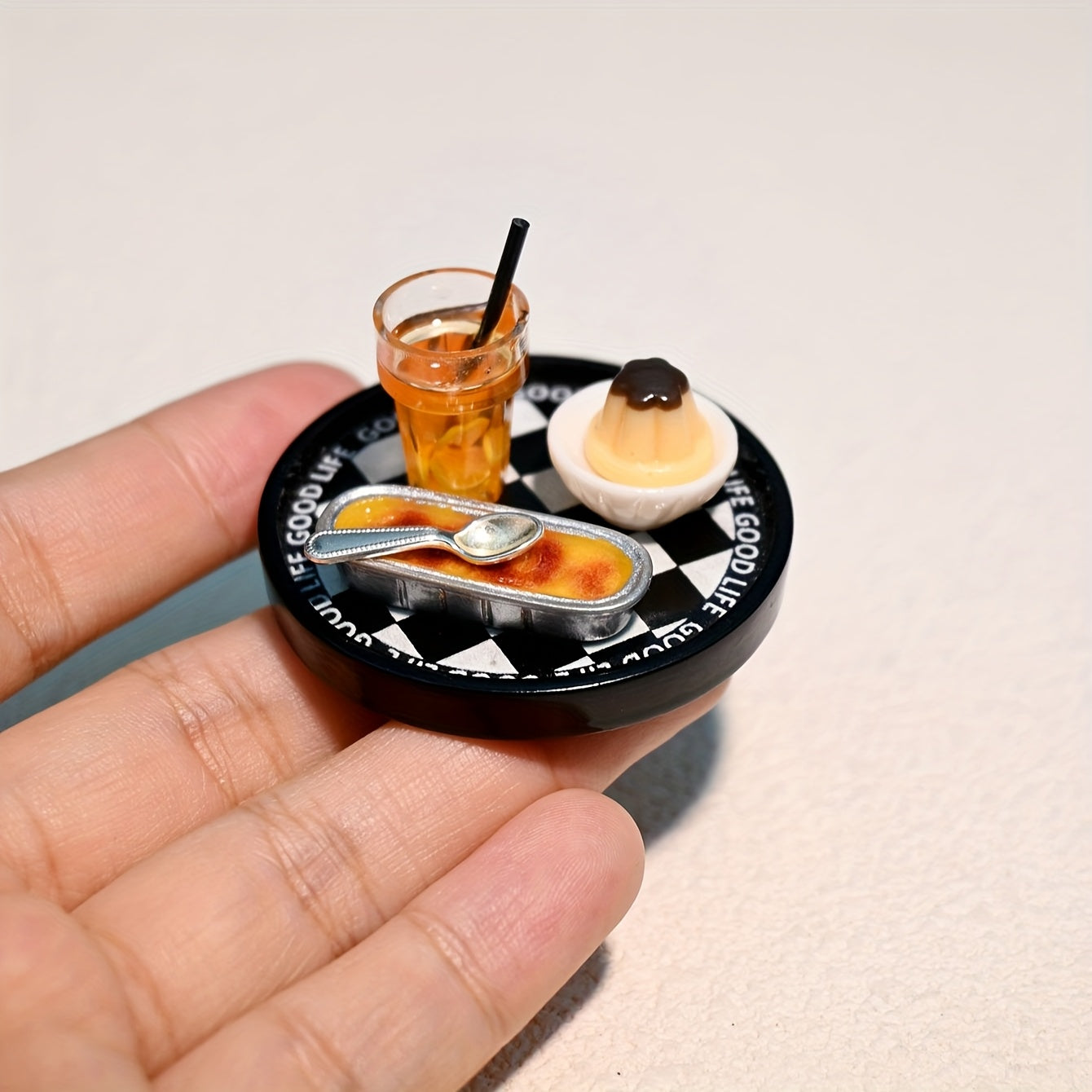Cheese Pudding Set for Dollhouse Dolls Accessories
