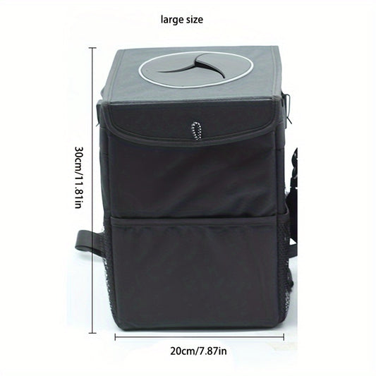 Foldable Waterproof Car Garbage Bin Car Trash Bag Car Interior Supplies