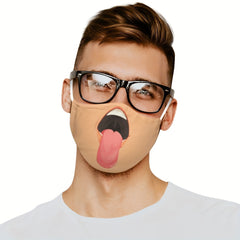 Adults Funny Face Mask for Halloween Props
