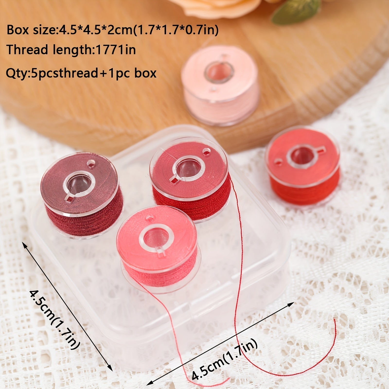 Mini Bobbin Sewing Bobbin Set With Embroidery And Sewing Accessories