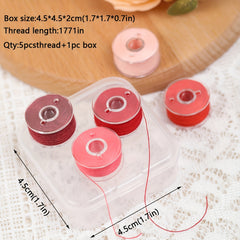 Mini Bobbin Sewing Bobbin Set With Embroidery And Sewing Accessories