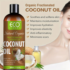 Fractionated Coconut Relaxing Massage Body Hair Moisturizer