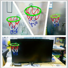 Mini Basketball Hoop Toy for Kids, Wall-Mounted Shooting Rack
