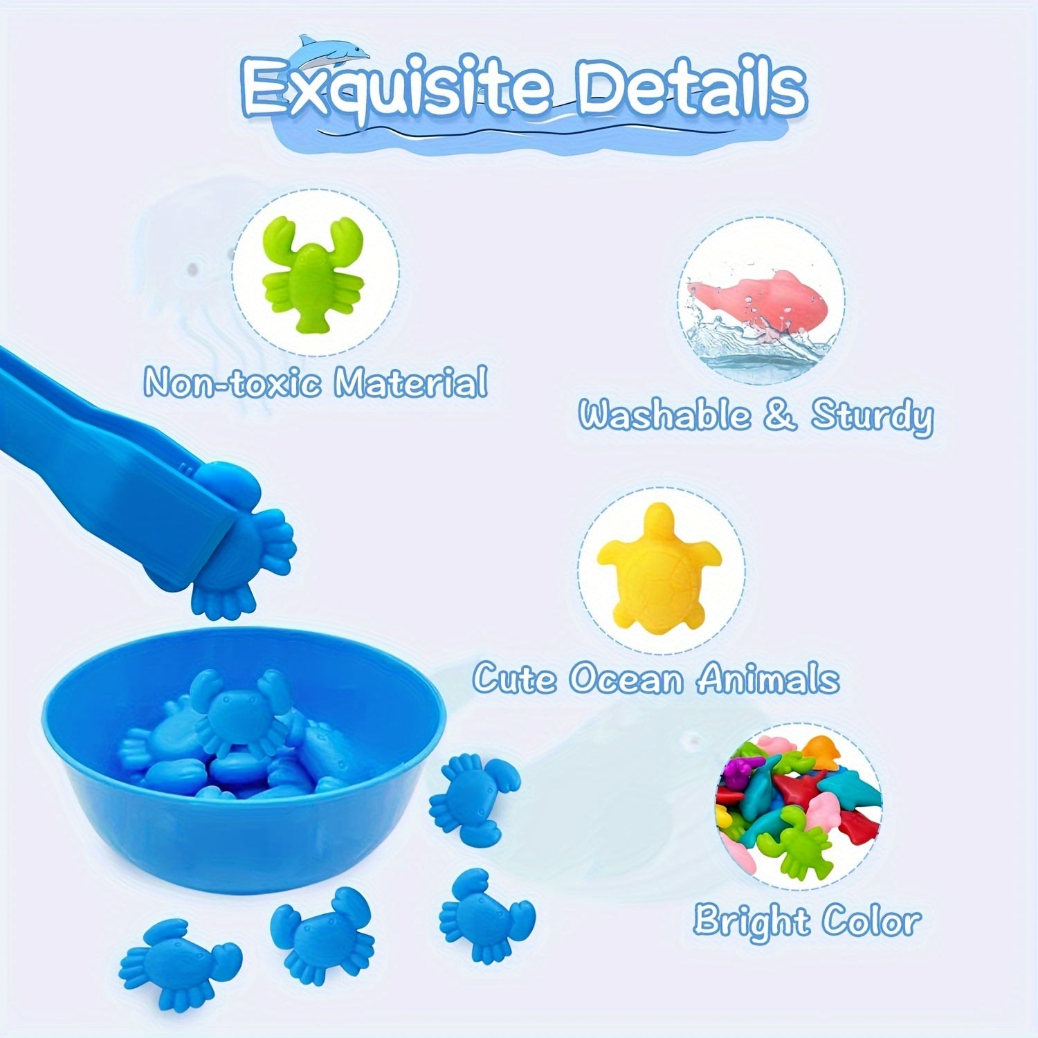 Ocean Animal Matching & Sorting Toy Set for Toddlers