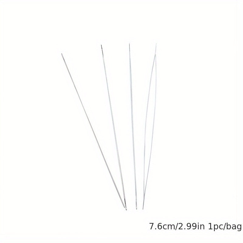 5pcs Beading Needle Set Big Eye Necklace Threading Tool