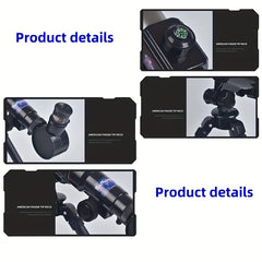 40x Monocular Telescope, 3x PC Material Focus, Educational Tool for Students