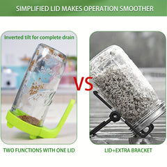 6pcs Sprouting Lids Set for Easy Sprout Growing