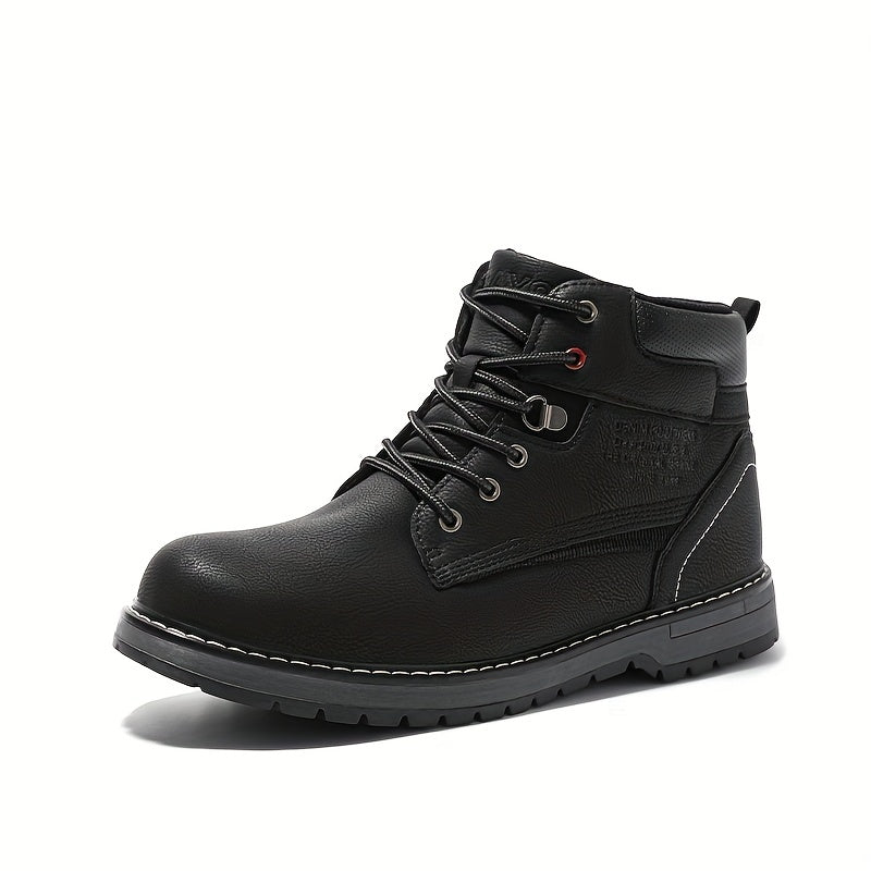 Men's Waterproof Hiking Boots Anti-Skid Lace-Up Shoes